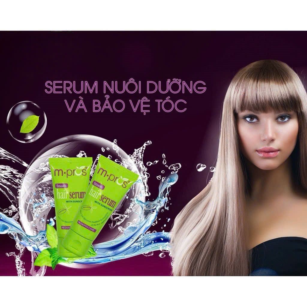 Serum Dưỡng Tóc M.pros Smooth Hair Serum 60ml Xanh Lá