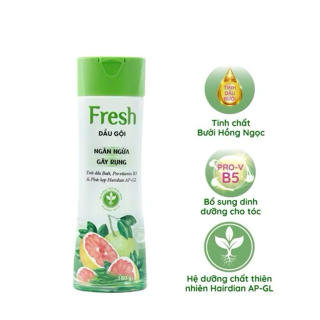 Dầu Gội Fresh 180g- 650g giúp Tóc Mềm Mượt Chắc Khỏe