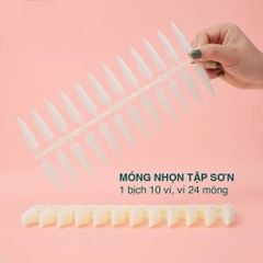 Móng Vĩ Nhọn Tự Nhiên N1