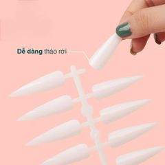Móng Vĩ Nhọn Tự Nhiên N1