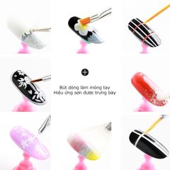 Bộ Cọ Nail 15 Cây màu ngẫu nhiên