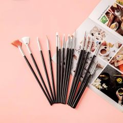 Bộ Cọ Nail 15 Cây màu ngẫu nhiên