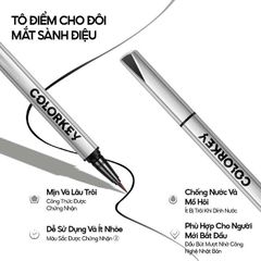 Kẻ Mắt Nước Colorkey Floating Color Liquid Eyeliner No1