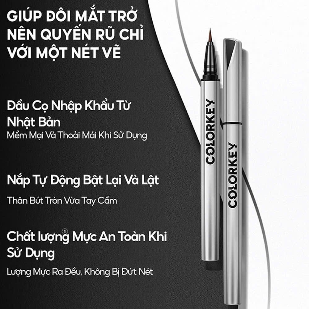 Kẻ Mắt Nước Colorkey Floating Color Liquid Eyeliner No1