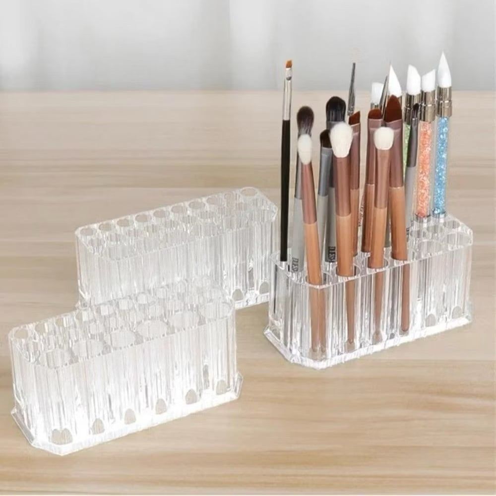 Khay Mica Cắm Cọ 26 Ô, Dùng cắm cọ nail, cọ trang điểm