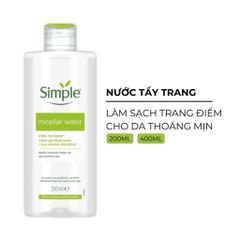Tẩy Trang Simple 200ml -400ml