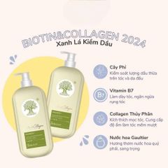 Cặp Gội Xả Biotin & Collagen 2024 1000ml