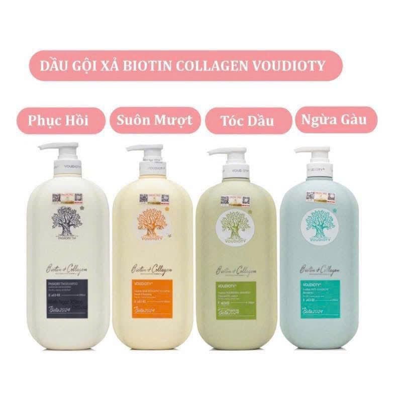 Cặp Gội Xả Biotin & Collagen 2024 1000ml