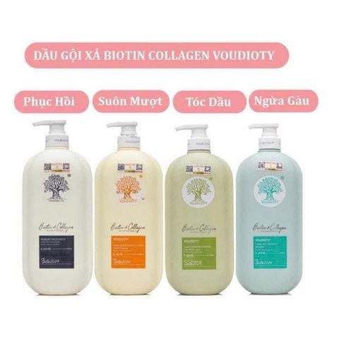 Cặp Gội Xả Biotin & Collagen 2024 1000ml