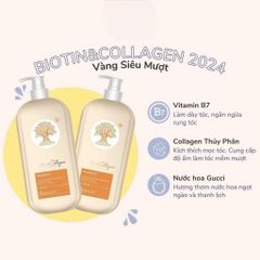 Cặp Gội Xả Biotin & Collagen 2024 1000ml