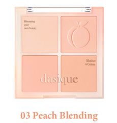 Má Hồng Dasique Blending Mood Cheek 11.2g 4 Ô #03 Peach Blending