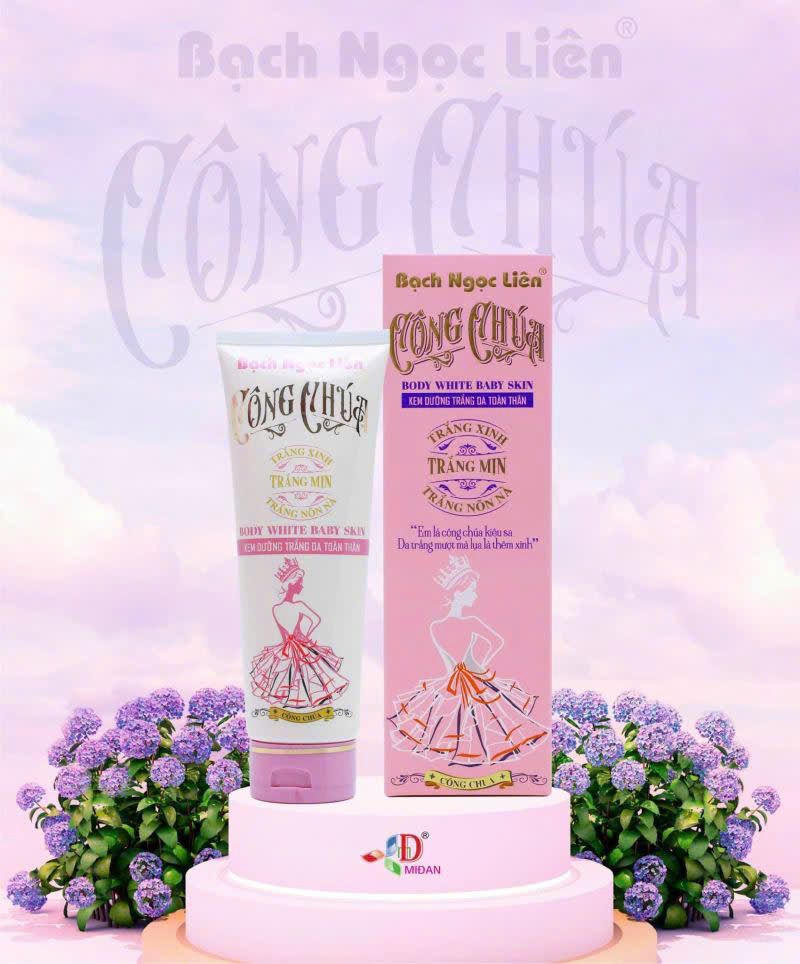 Kem Body Bạch Ngọc Liên Công Chúa 250g