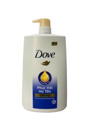 Dầu Gội Dove Phục Hồi Hư Tổn Xanh ,ngăn gãy rụng , óng mềm tự nhiên