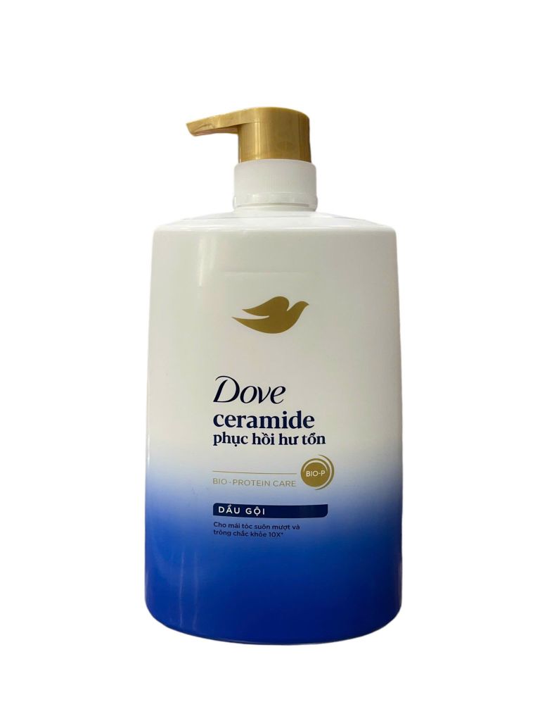 Dầu Gội Dove Phục Hồi Hư Tổn Xanh ,ngăn gãy rụng , óng mềm tự nhiên