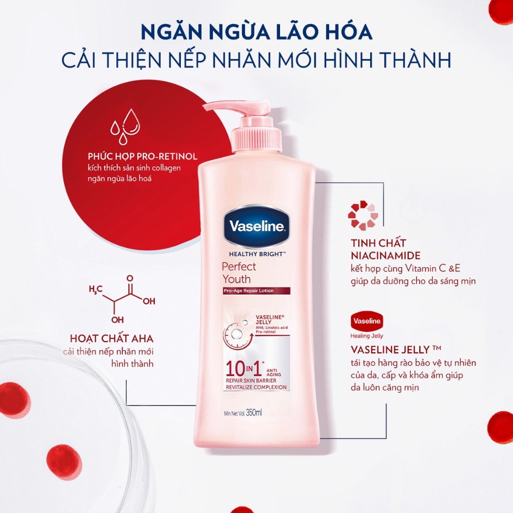 Sữa Dưỡng Thể Vaseline 200ml-350ml