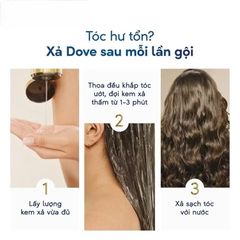 Kem Xả Dove 320g-610g Phục Hồi Hư Tổn