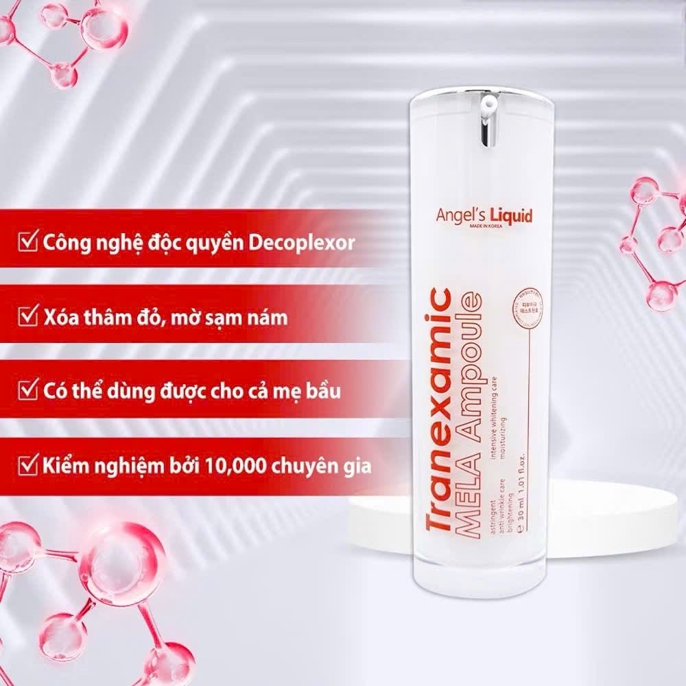 Tinh Chất Angel's Liquid 30ml Tranexamic Mela Ampoule Mờ Nám Chuyên Sâu
