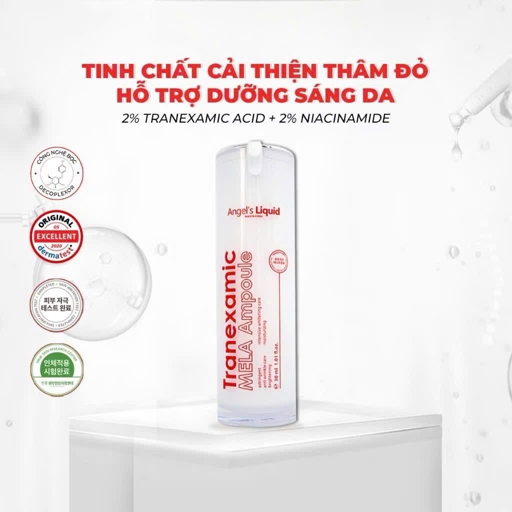 Tinh Chất Angel's Liquid 30ml Tranexamic Mela Ampoule Mờ Nám Chuyên Sâu