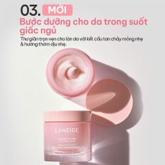 Mặt Nạ Ngủ Laneige 60ml Bouncy & Firm Sleeping Mask Sáng Săn Chắc Da