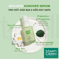 Serum Martiderm 30ml Acniover Giảm Mụn & Kiểm Soát Nhờn