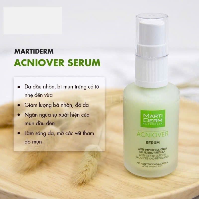 Serum Martiderm 30ml Acniover Giảm Mụn & Kiểm Soát Nhờn