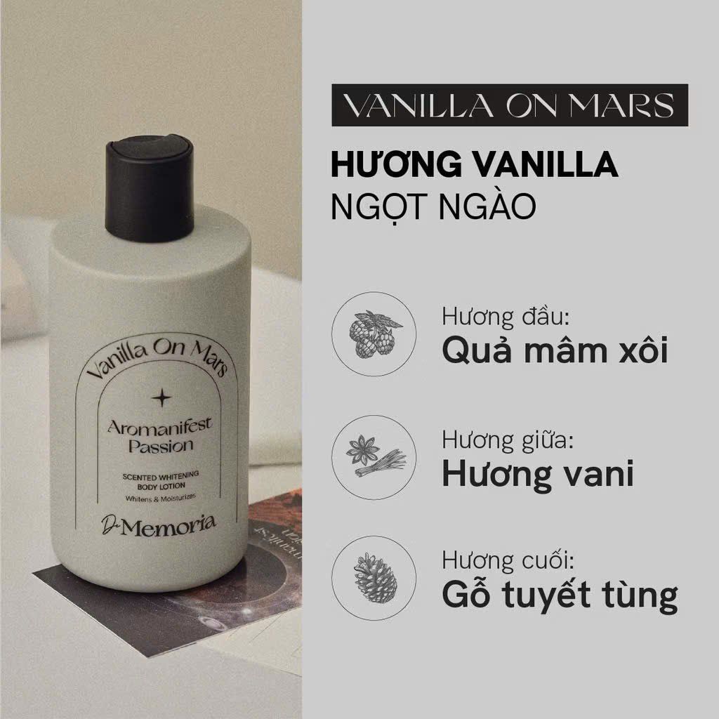 Sữa Dưỡng Thể De Memoria 300ml