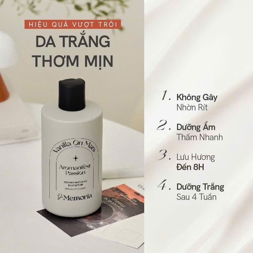Sữa Dưỡng Thể De Memoria 300ml