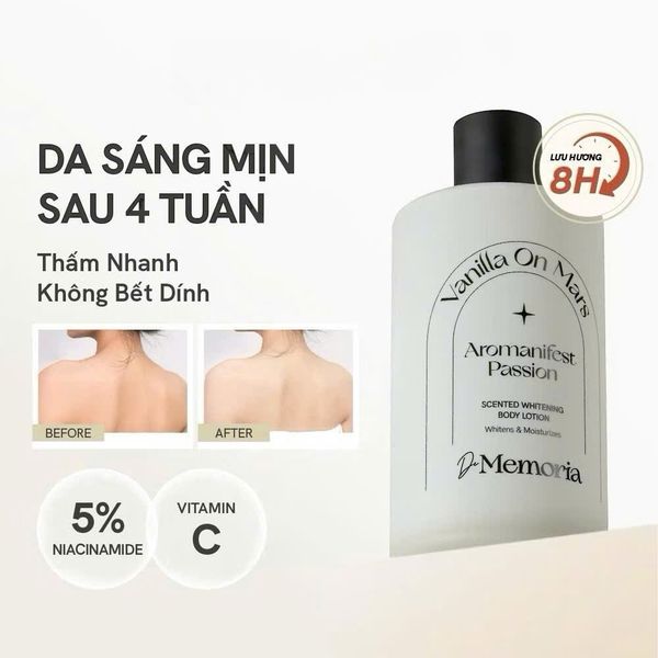 Sữa Dưỡng Thể De Memoria 300ml