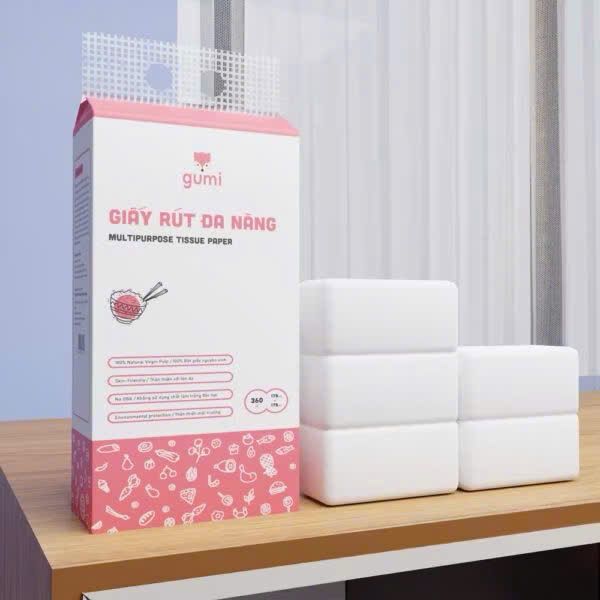 Khăn Giấy Treo Tường Gumi 360 Tờ