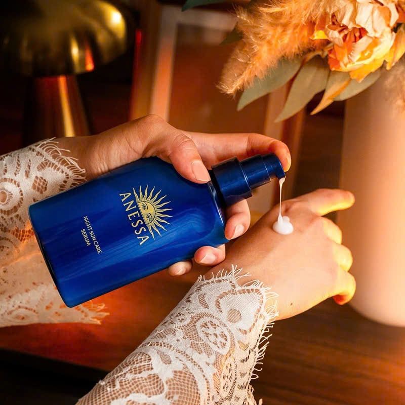 Serum Anessa180ml Night Sun Caredưỡng Và Phục Hồi Da Sau Nắng