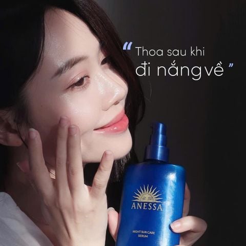 Serum Anessa180ml Night Sun Caredưỡng Và Phục Hồi Da Sau Nắng