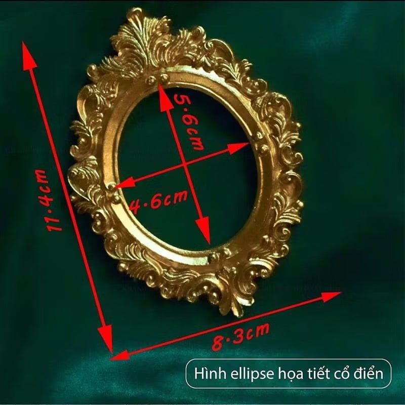 Khung Trưng Mẫu Tròn, dùng chụp decor nail và phụ kiện