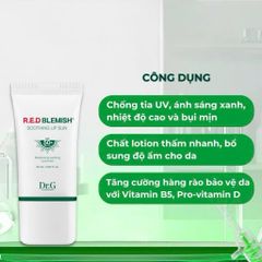 Kem Chống Nắng Dr.g 50ml R.e.d Blemish Soothing Up Sun Spf50+ Pa++++