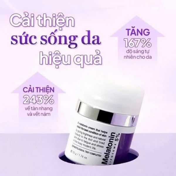 Kem Dưỡng Melatonin Liposome 5% Maxclinic Time Return Meltonin Cream 50g