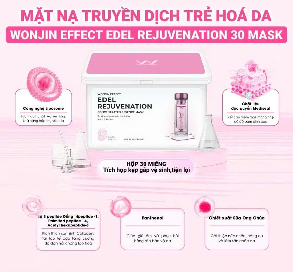 Mặt Nạ Hộp Rút Wonjin Effect 350g