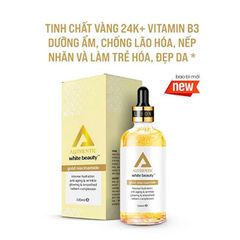Serum Authentic 100ml 24k  Dưỡng Ẩm, Chống Lão Hóa, Nếp Nhàn Và Làm Trẻ Hóa, Đẹp Da