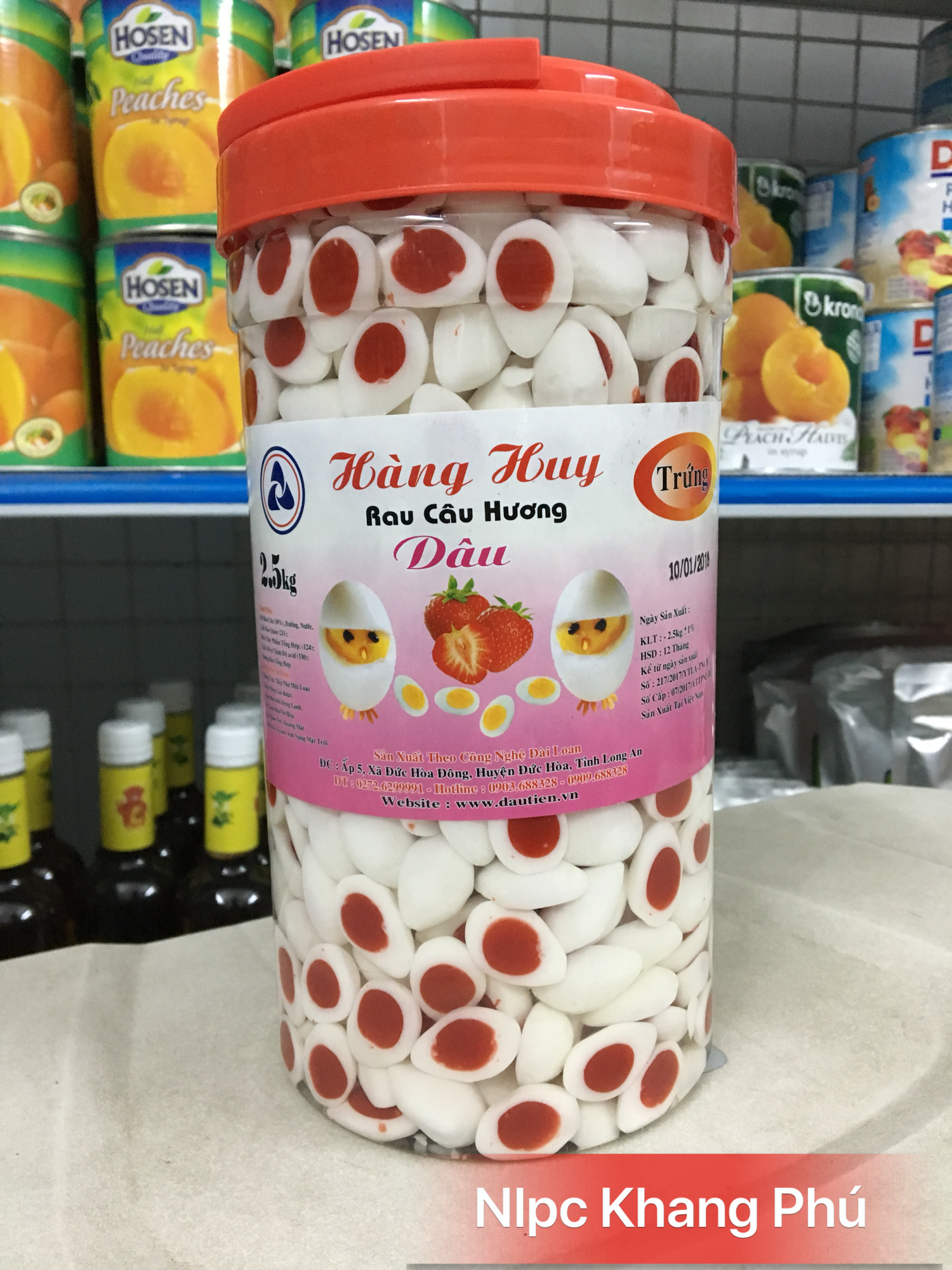 Rau câu Trứng dâu - Hàng Huy