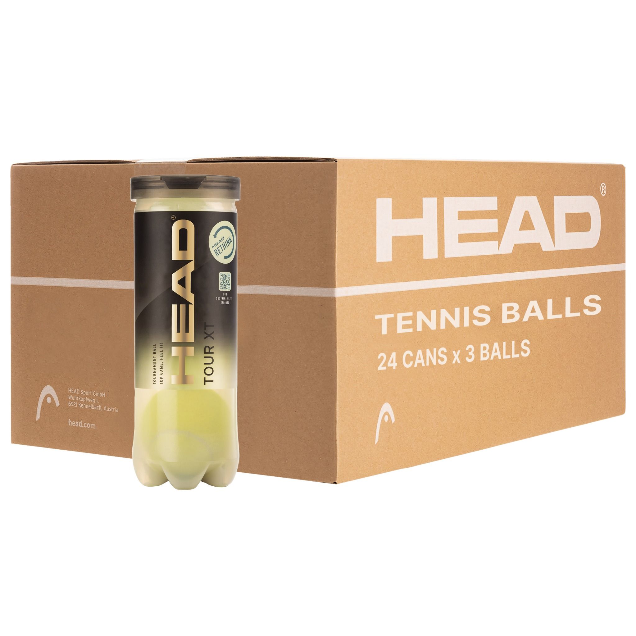 Thùng Bóng HEAD TOUR XT (lon 3 bóng)
