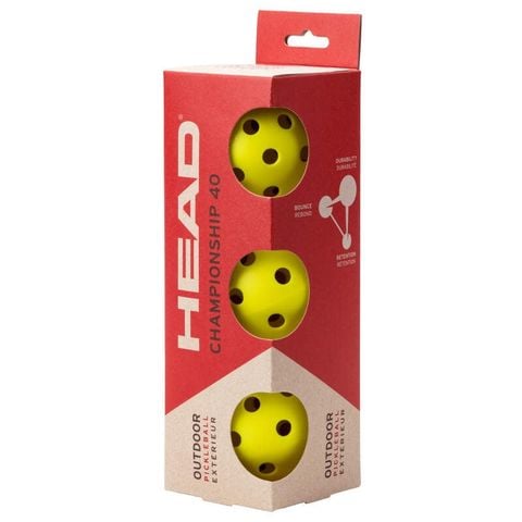 Bóng 3B Pickleball HEAD Championship 40 Outdoor