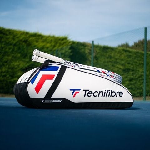 Túi đựng vợt Tecnifibre Tour Endurance White 12R 2025