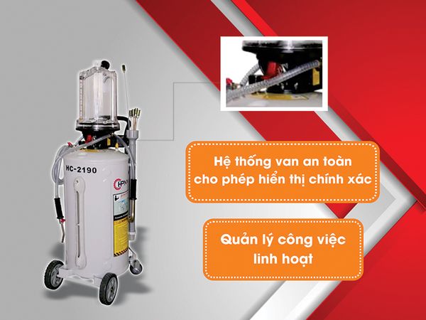 Máy hút dầu thải khí nén HC-2190