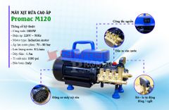 Máy xịt rửa Promac M120 ( trục khuỷu )