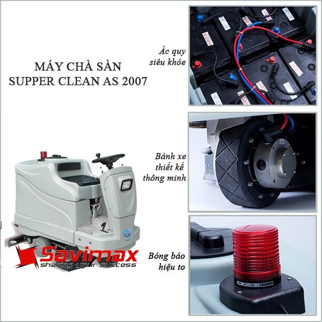 Máy chà sàn ngồi lái Supper Clean AS 2007