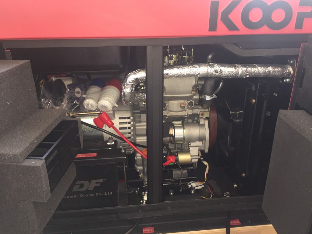 Máy phát điện Koop KDF16000Q-3 chạy dầu công suất 12kva có vỏ chống ồn