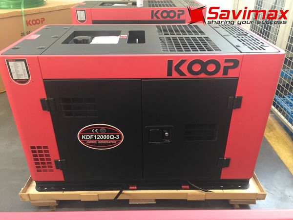 Máy phát điện chống ồn Koop KDF12000Q-3 (11kva 3 pha diesel)
