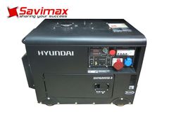 Máy phát điện chạy dầu 6kva 3pha cách âm Hyundai DHY6000SE-3