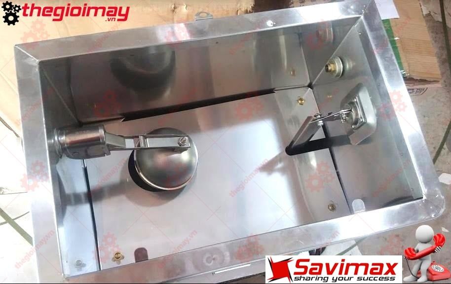 Máy đun nước nóng 2 vòi Okasu 60l dành cho nhà hàng - khách sạn - quán ăn