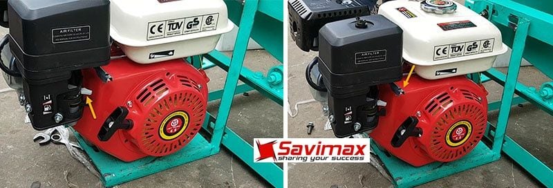 Máy tuốt lạc không dầu nổ Tk11
