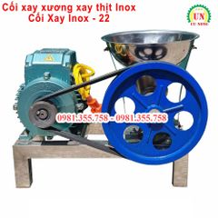 Máy xay thịt xay xương inox cối 22