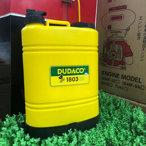 Bình phun xịt 18 l Dudaco cần Ron Viton bơm 1 trục